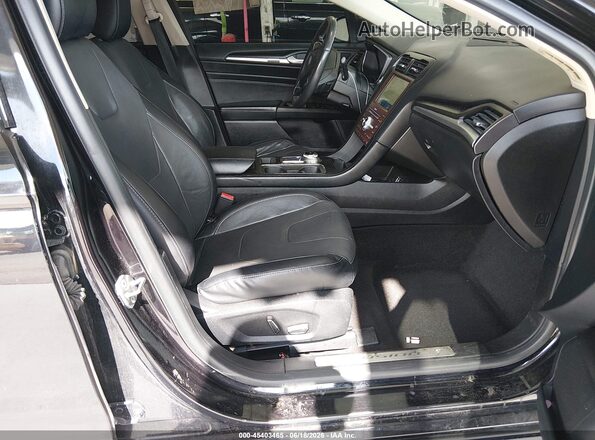 3FA6P0D91LR192327 2020 FORD FUSION Black წინა სალონის ხედი