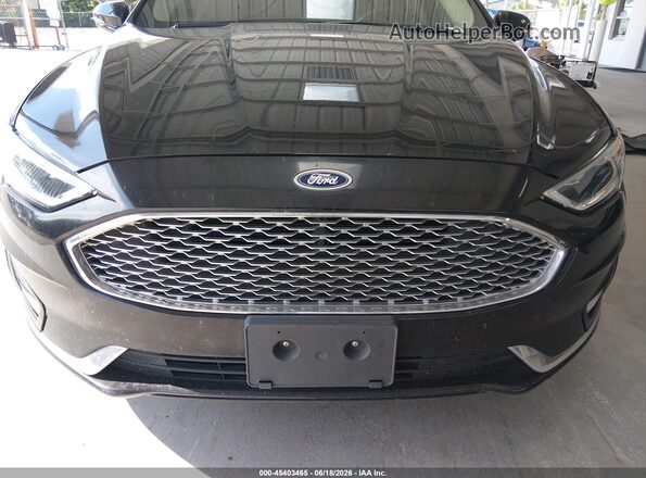 3FA6P0D91LR192327 2020 FORD FUSION Black უკანა სალონის ხედი