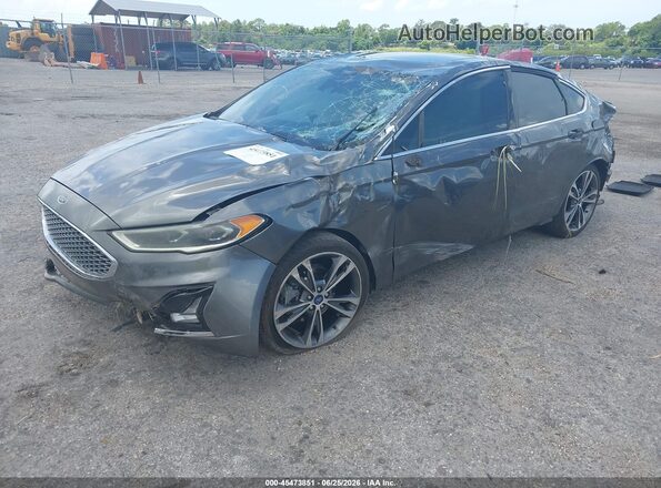 3FA6P0D91LR199472 2020 FORD FUSION Gray Առջևի ձախ երեք քառորդ տեսարան