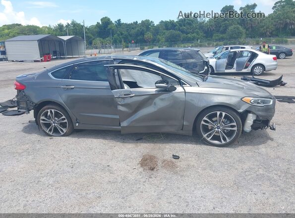 3FA6P0D91LR199472 2020 FORD FUSION Gray Սալոնի հետևի տեսք
