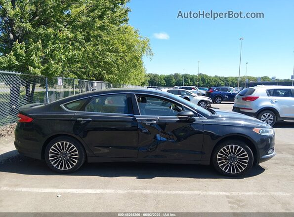3FA6P0D92HR106904 2017 FORD FUSION Black Vista interior trasera