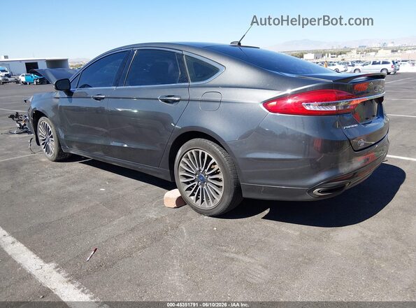 3FA6P0D92JR194116 2018 FORD FUSION Gray Tył lewy