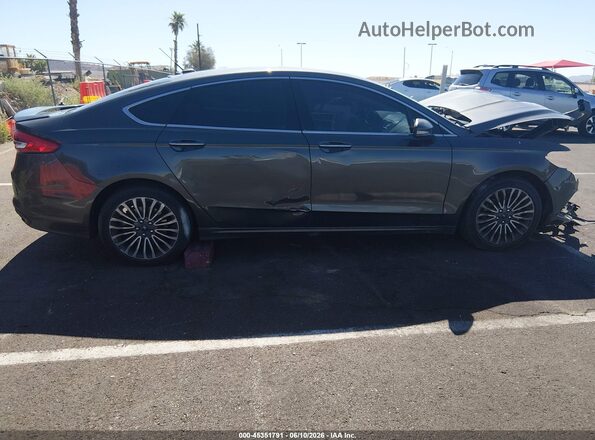 3FA6P0D92JR194116 2018 FORD FUSION Gray Widok wnętrza z tyłu