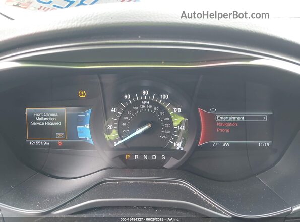 3FA6P0D92LR138227 2020 FORD FUSION Silver Widok tylnych siedzeń