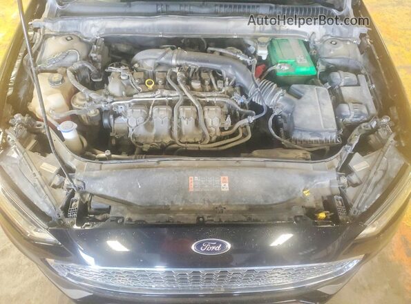 3FA6P0D93LR136678 2020 FORD FUSION Черный Вид задней части салона
