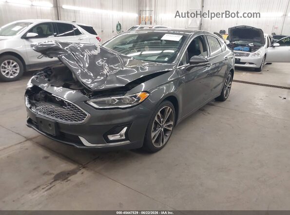 3FA6P0D93LR199618 2020 FORD FUSION Серый Передняя левая четверть