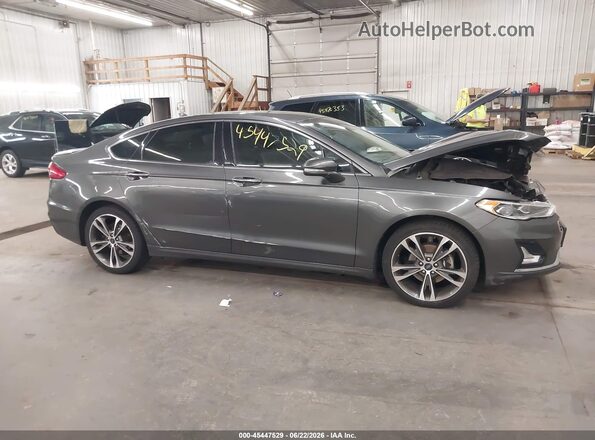 3FA6P0D93LR199618 2020 FORD FUSION Серый Вид задней части салона