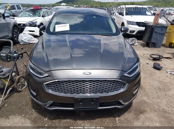 3FA6P0D93LR204266 2020 FORD FUSION Gray Вид щитка приладів