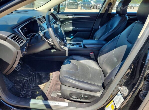 3FA6P0D94HR138351 2017 FORD FUSION Black Vista interior delantera