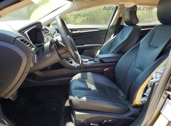 3FA6P0D94HR204879 2017 FORD FUSION Gray Вид салону спереду