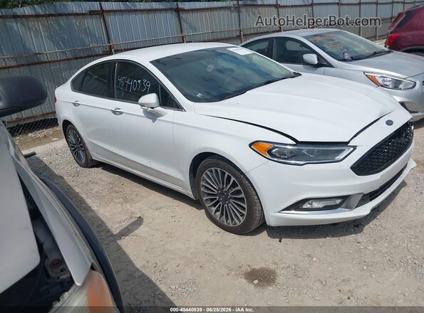 3FA6P0D95JR268760 2018 FORD FUSION Белый Вид задней части салона