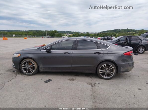 3FA6P0D95KR117791 2019 FORD FUSION Gray 360 interior view