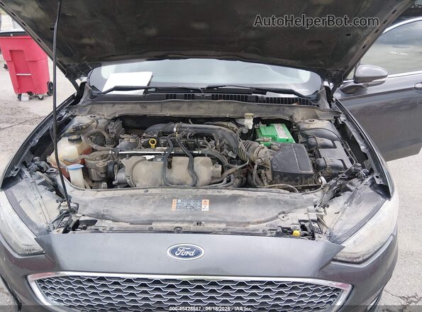 3FA6P0D95KR117791 2019 FORD FUSION Gray Rear view