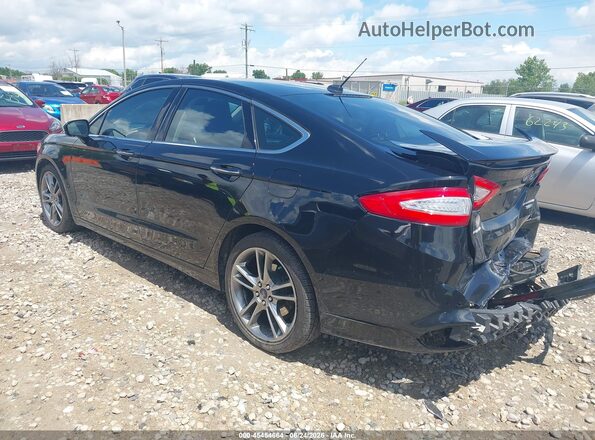 3FA6P0D97GR352264 2016 FORD FUSION Black Tył lewy