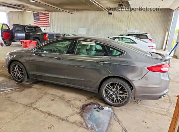 3FA6P0D97HR345591 2017 FORD FUSION Gray 