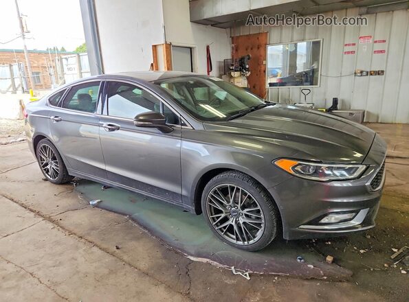 3FA6P0D97HR345591 2017 FORD FUSION Gray 