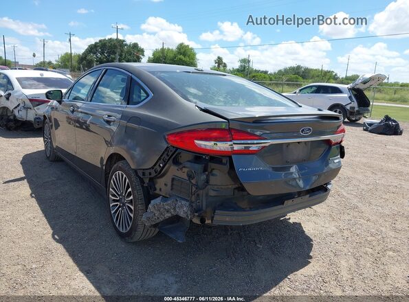 3FA6P0D99JR137766 2018 FORD FUSION Gray წინა ხედი