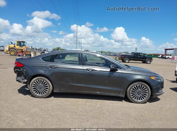 3FA6P0D99JR137766 2018 FORD FUSION Gray უკანა სალონის ხედი