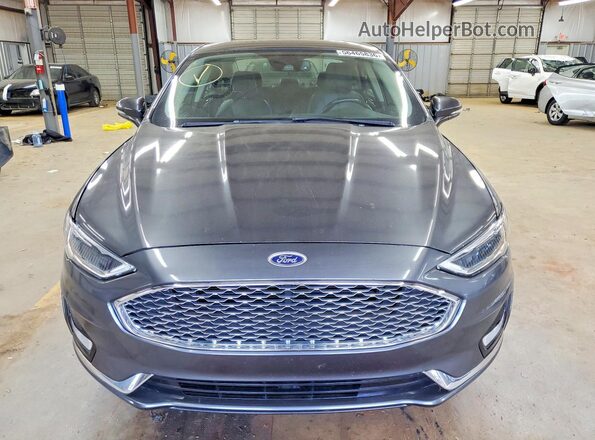 3FA6P0D99LR136619 2020 FORD FUSION Gray Vista trasera