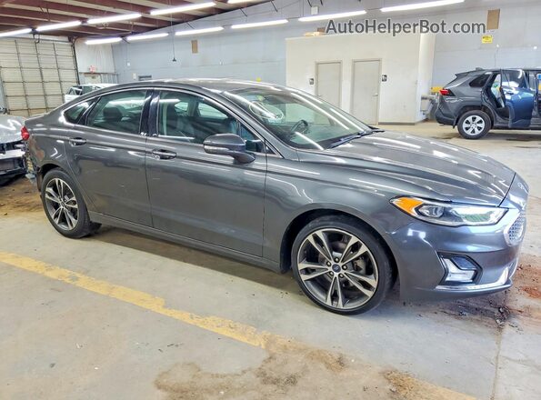 3FA6P0D99LR136619 2020 FORD FUSION Gray Vista frontal