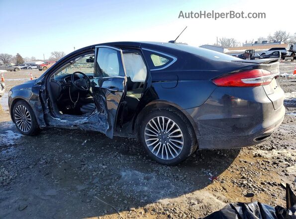 3FA6P0D9XJR192419 2018 FORD FUSION Black Հետևի ձախ