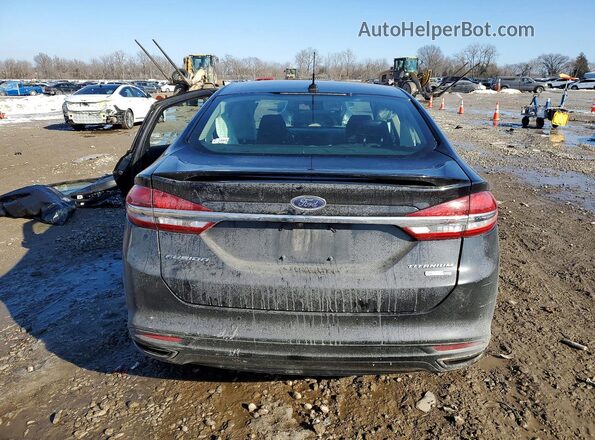 3FA6P0D9XJR192419 2018 FORD FUSION Black Հետևի տեսք