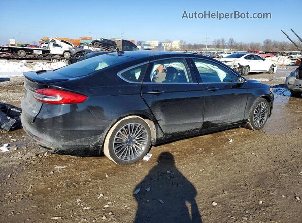 3FA6P0D9XJR192419 2018 FORD FUSION Black Հետևի աջ