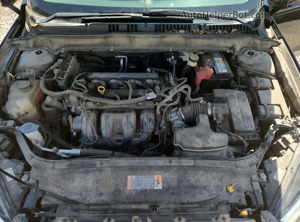 3FA6P0G70GR214432 2016 FORD FUSION Black Widok wnętrza z tyłu