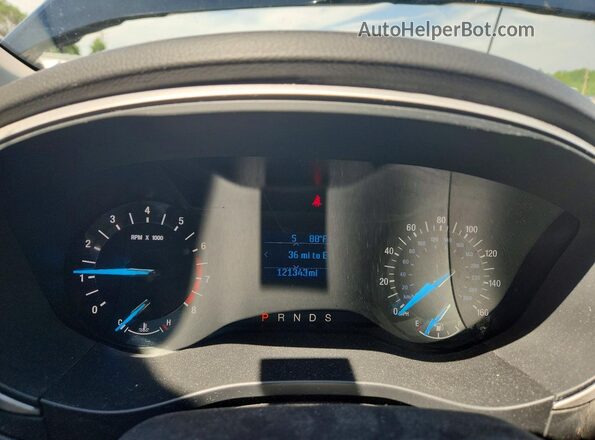 3FA6P0G70GR214432 2016 FORD FUSION Black Widok zestawu wskaźników