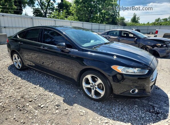 3FA6P0G70GR214432 2016 FORD FUSION Black Przód prawy
