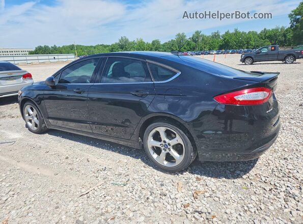 3FA6P0G70GR214432 2016 FORD FUSION Black Tył lewy