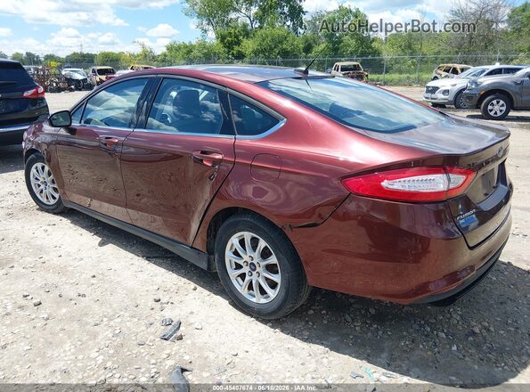 3FA6P0G70GR378375 2016 FORD FUSION Burgundy უკანა მარცხენა
