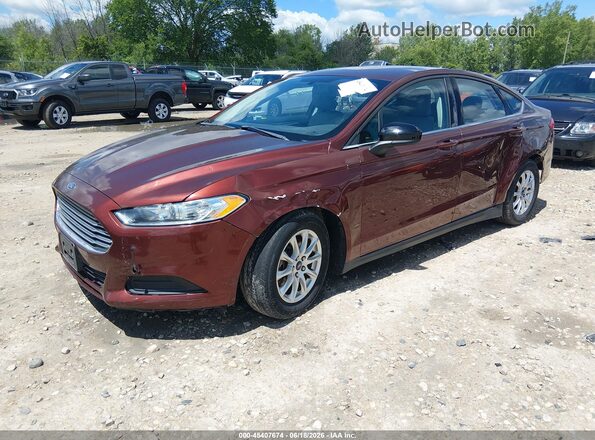 3FA6P0G70GR378375 2016 FORD FUSION Burgundy წინა მარცხენა ხედი სამი მეოთხედიდან