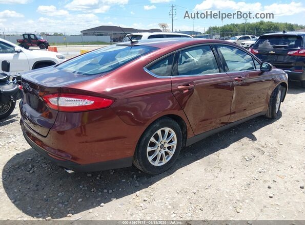 3FA6P0G70GR378375 2016 FORD FUSION Burgundy უკანა მარჯვენა