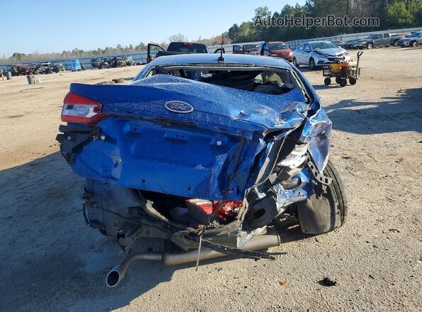 3FA6P0G70JR281801 2018 FORD FUSION Синий Вид сзади