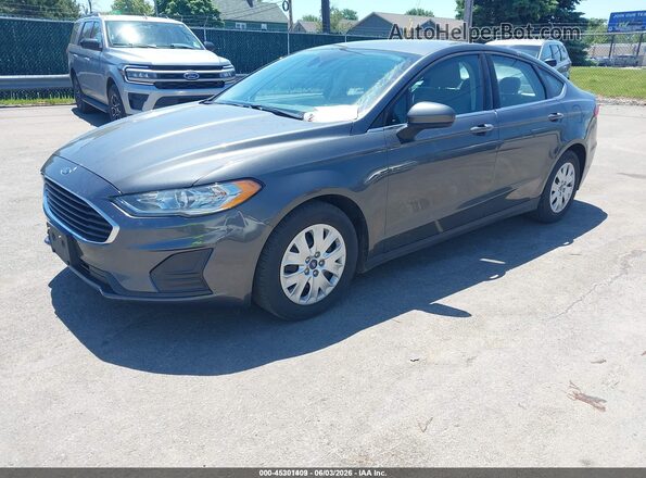 3FA6P0G70LR263091 2020 FORD FUSION Серый Передняя левая четверть