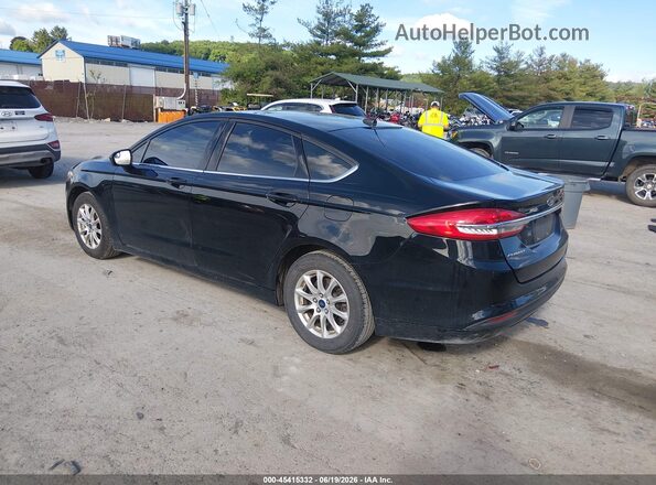 3FA6P0G71HR338906 2017 FORD FUSION Black უკანა მარცხენა