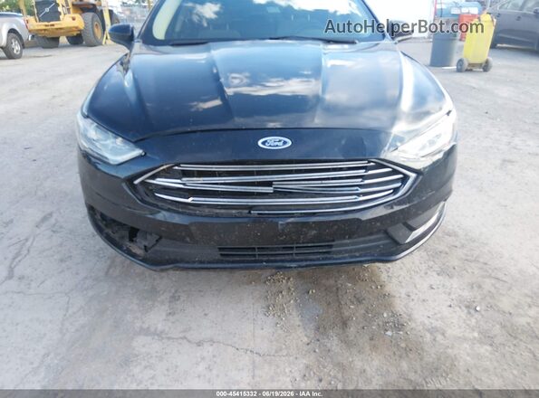 3FA6P0G71HR338906 2017 FORD FUSION Black წინა ხედი