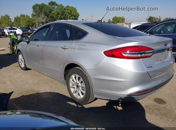 3FA6P0G72JR271044 2018 FORD FUSION Silver Rear left