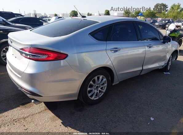 3FA6P0G72JR271044 2018 FORD FUSION Silver Rear right