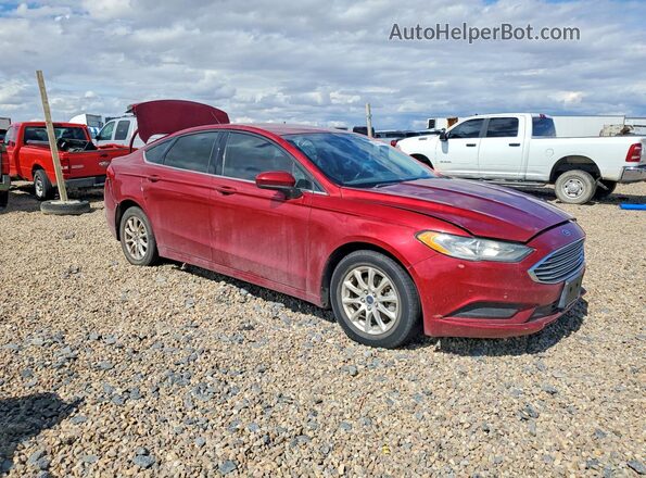 3FA6P0G72JR284747 2018 FORD FUSION Maroon Front right
