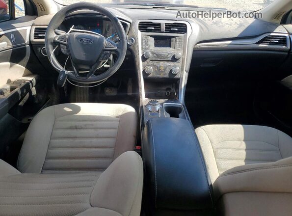 3FA6P0G72JR284747 2018 FORD FUSION Maroon Dashboard view