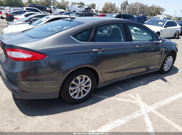 3FA6P0G73GR165985 2016 FORD FUSION Gray Rear right