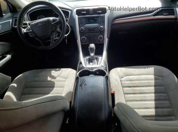 3FA6P0G73GR341837 2016 FORD FUSION White Առջևի վահանակի տեսք