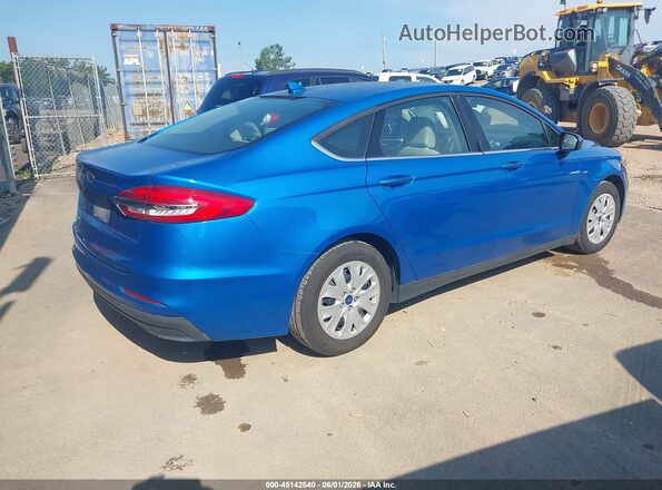 3FA6P0G73LR235446 2020 FORD FUSION Blue Trasero derecho