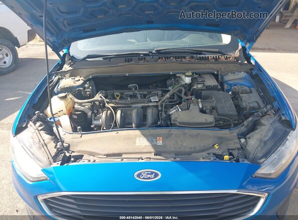 3FA6P0G73LR235446 2020 FORD FUSION Blue Vista trasera