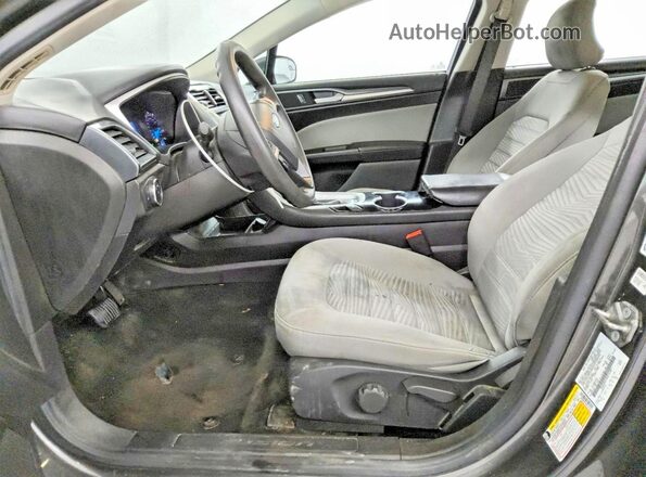 3FA6P0G74GR147401 2016 FORD FUSION Серый Вид салона спереди