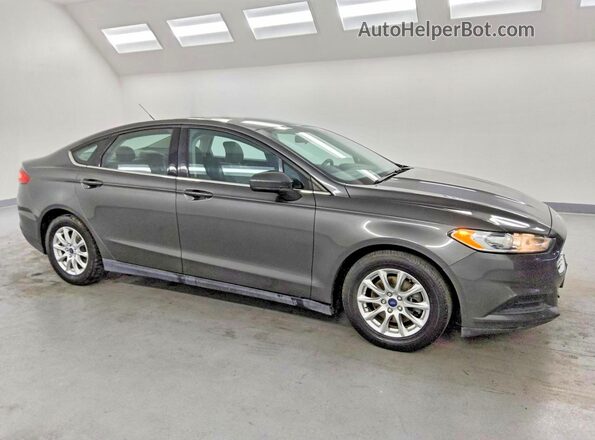 3FA6P0G74GR147401 2016 FORD FUSION Серый Передняя правая четверть