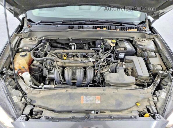 3FA6P0G74GR147401 2016 FORD FUSION Серый Вид задней части салона