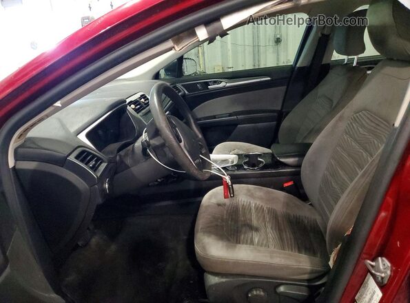 3FA6P0G74GR193875 2016 FORD FUSION Red Vista interior delantera